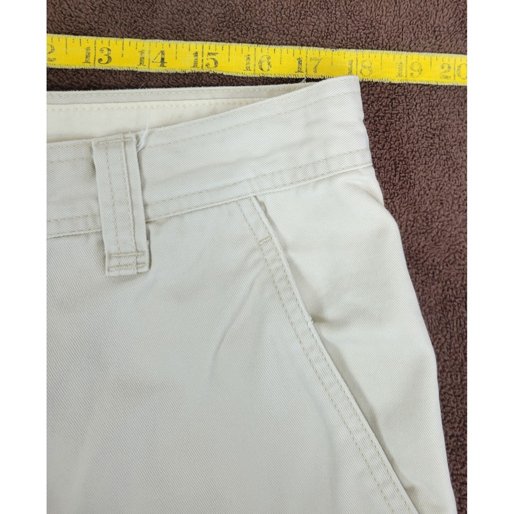 Polo Jeans Co Ralph Lauren Mens 36 Cargo Shorts Cream Military 67th Reg Cotton - Picture 3 of 9